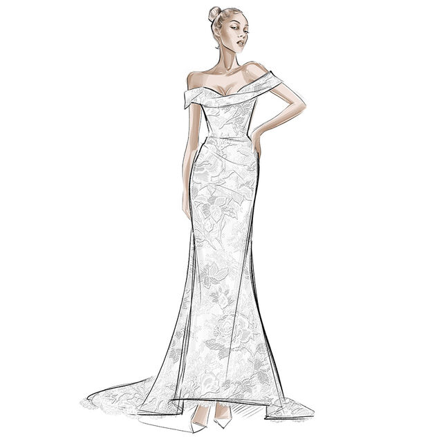 Bridal Sketch_Eline