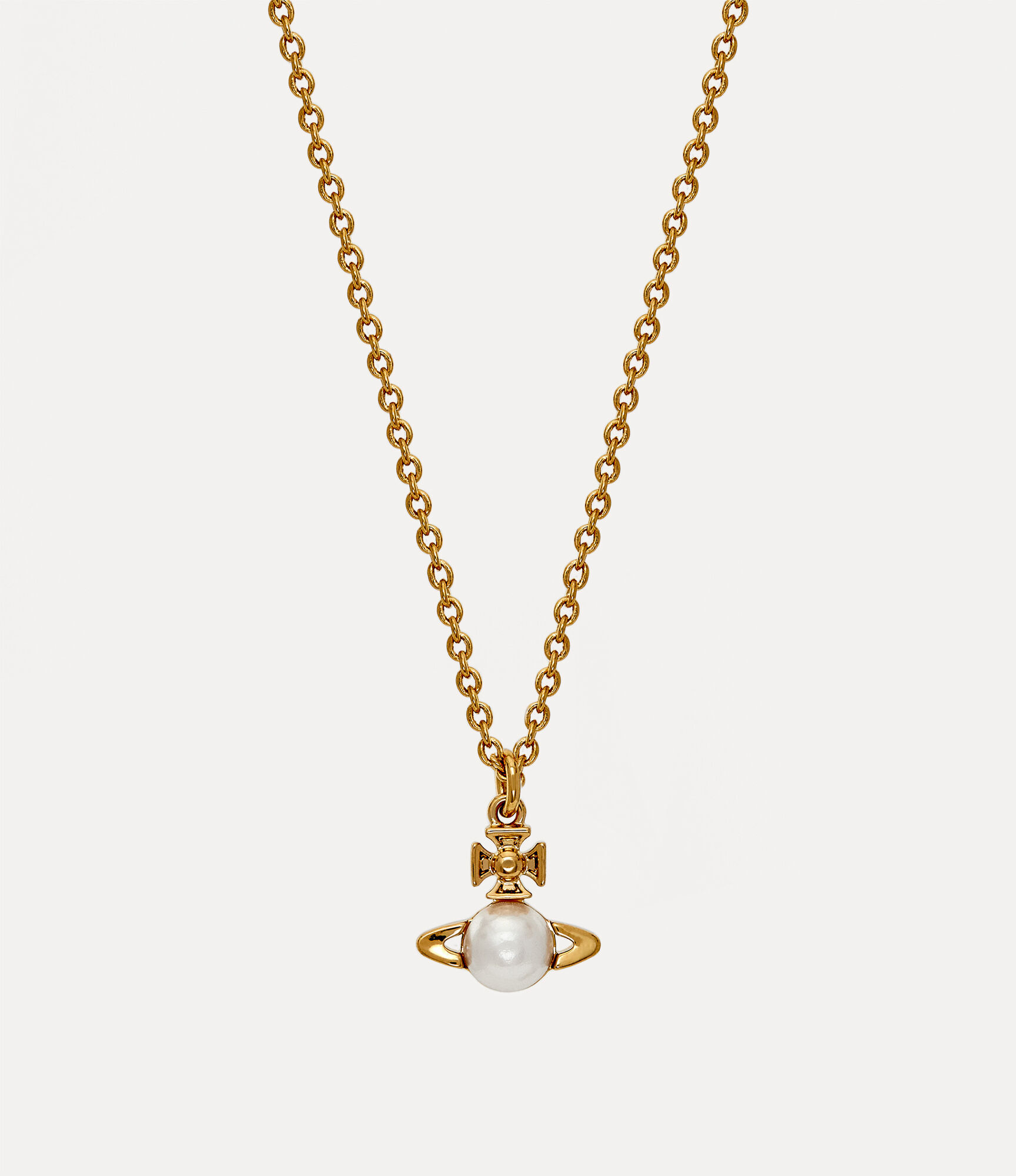 Balbina Pendant in GOLD-Cream-Pearl | Vivienne Westwood®