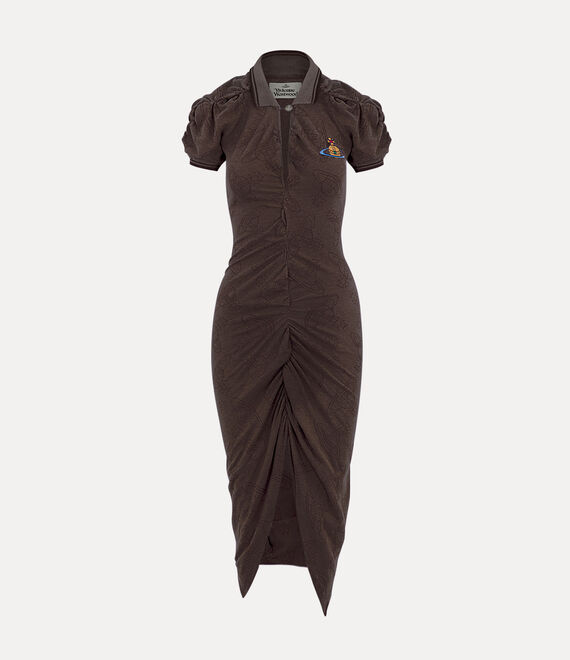 Vivienne Westwood Pulling Dress In Brown