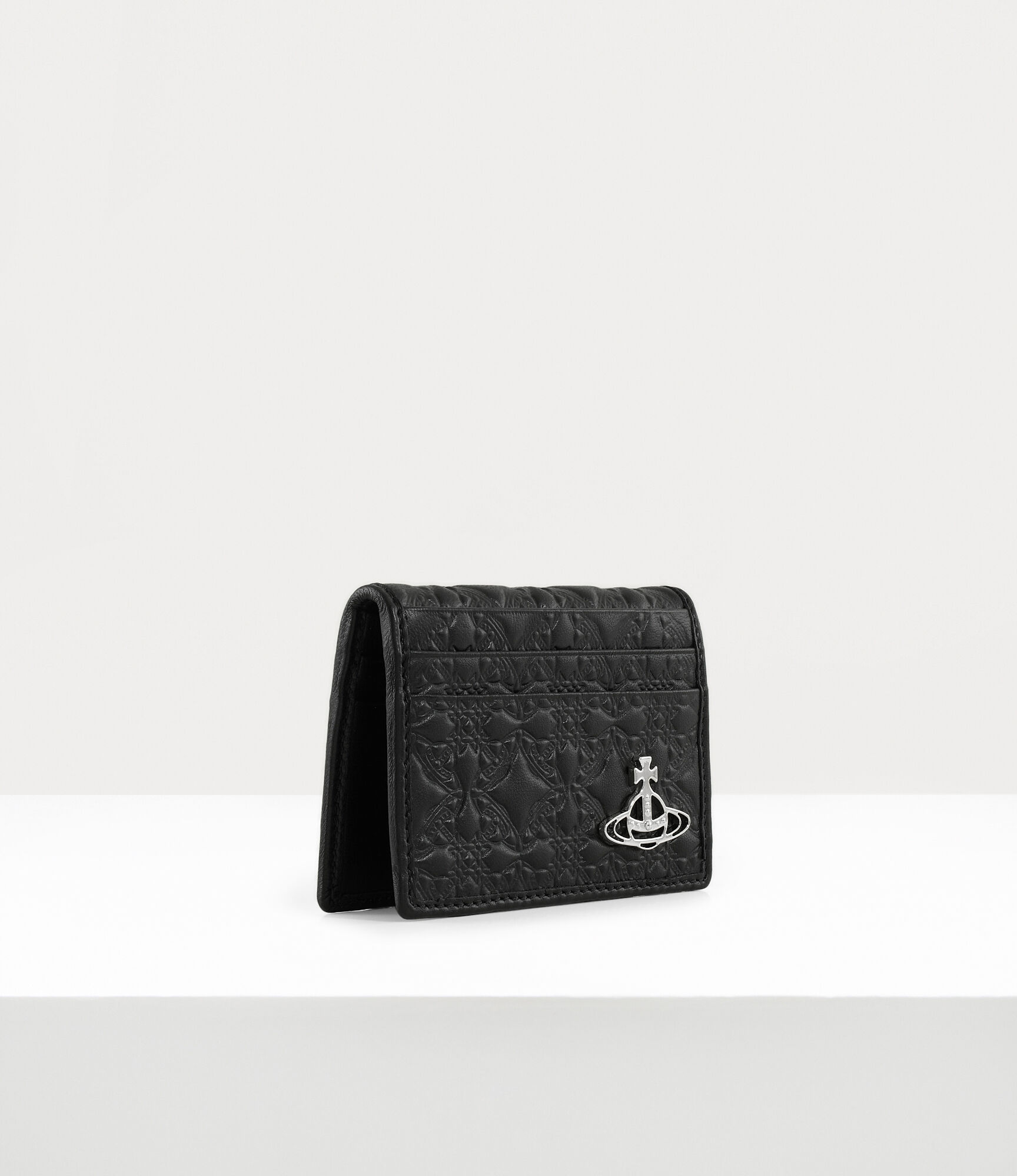 Embossed man card holder