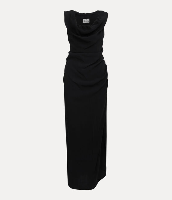 Shop Vivienne Westwood Long Ginnie Pencil Dress In Black