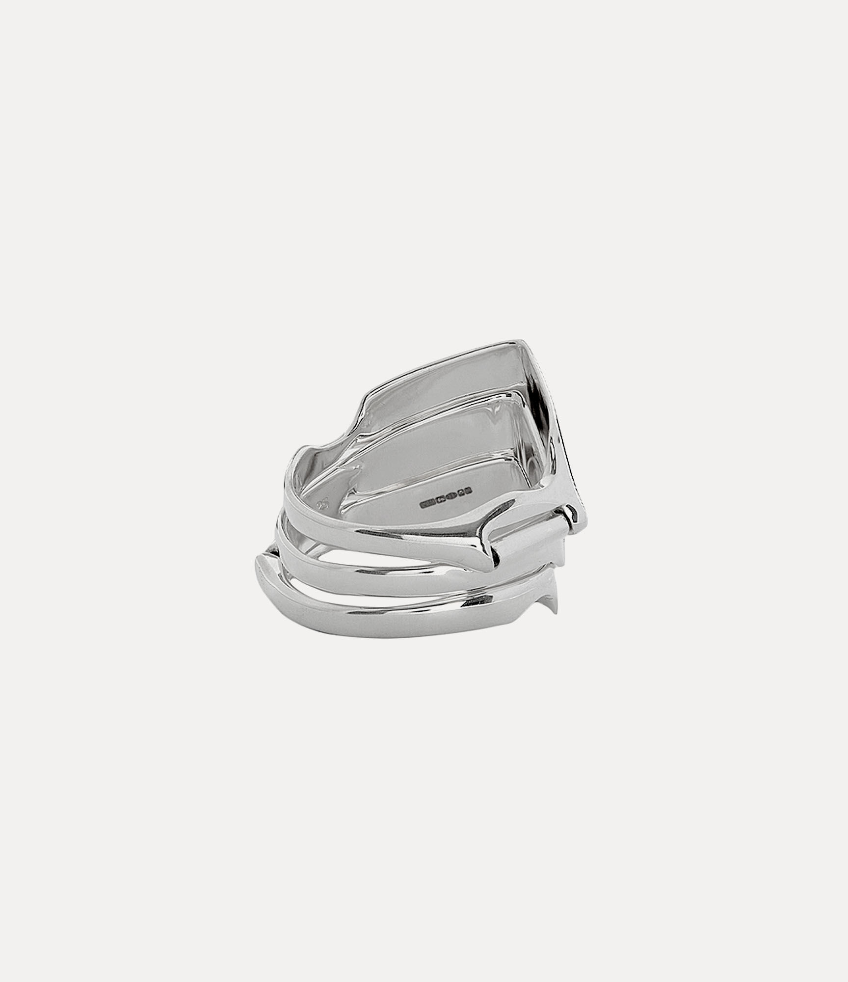 Knuckleduster Ring in PLATINUM | Vivienne Westwood®