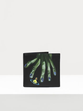 Hand print man billfold