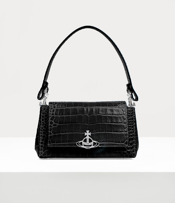 Hazel Medium Handbag in BLACK | Vivienne Westwood®