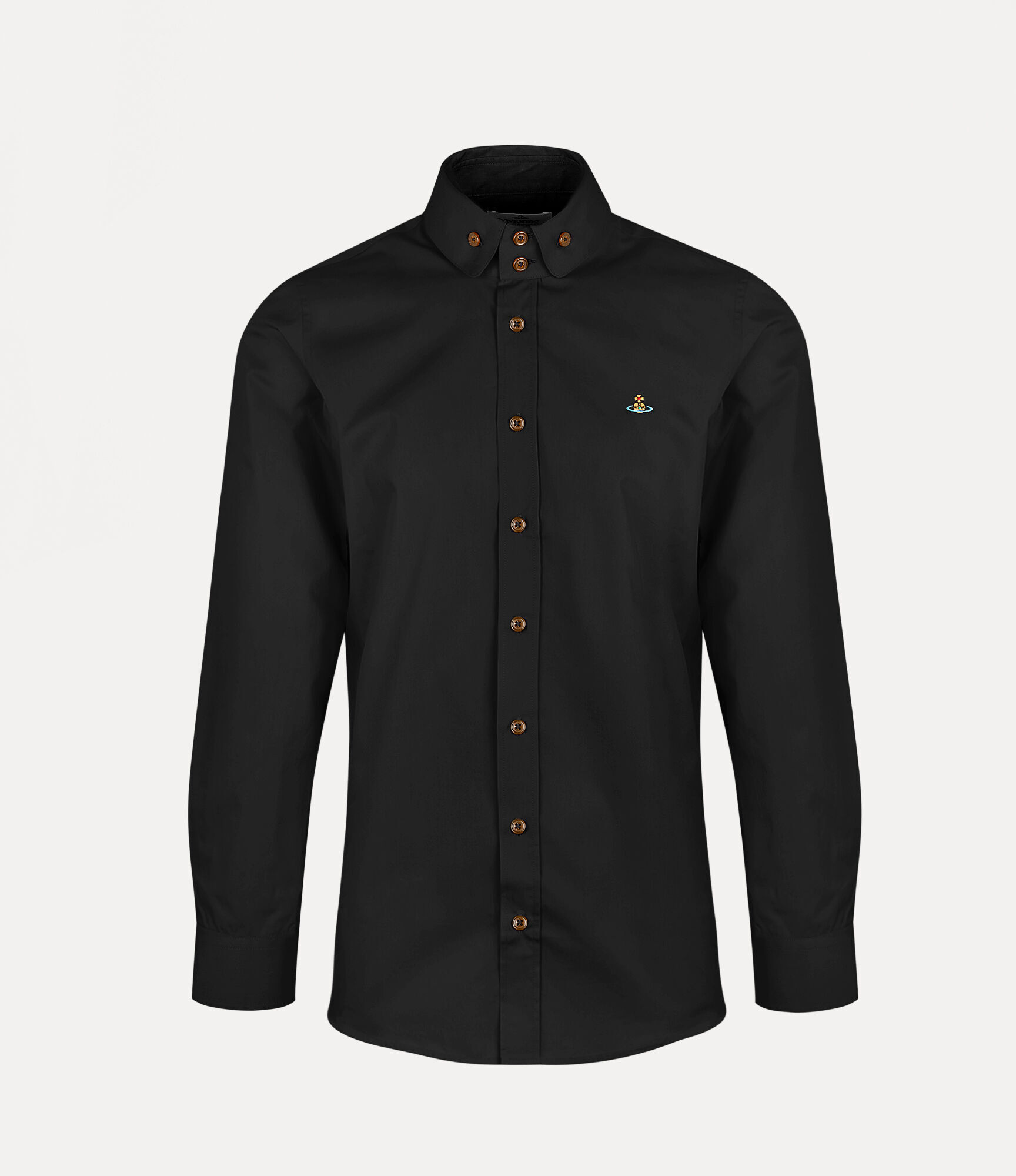Two Button Krall Shirt in BLACK | Vivienne Westwood®