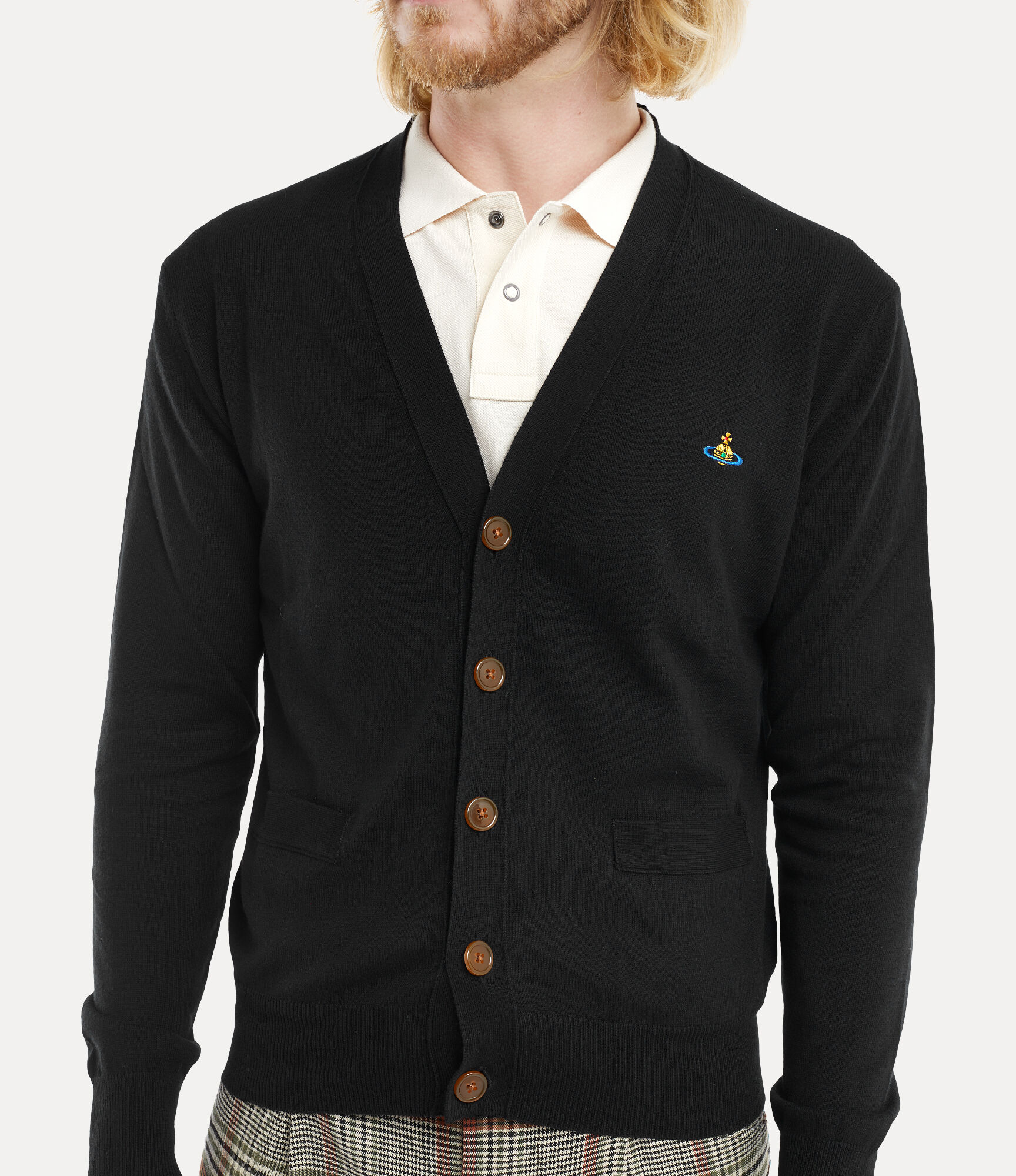 Man Cardigan in BLACK | Vivienne Westwood®