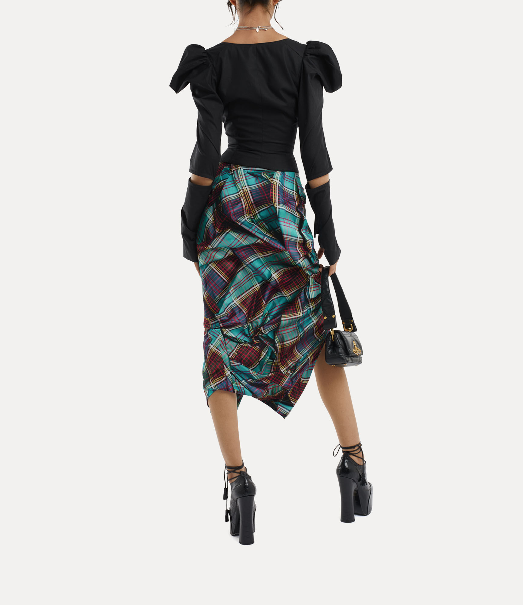 Side Panther Skirt in MULTI-TARTAN | Vivienne Westwood®