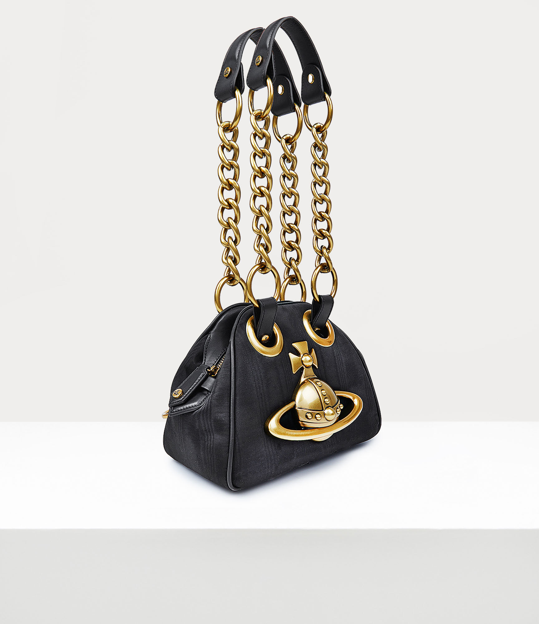 Archive Orb Chain Handbag in BLACK | Vivienne Westwood®