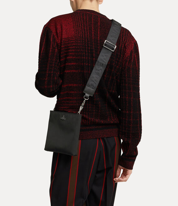 Squire Square Crossbody Bag in black | Vivienne Westwood®