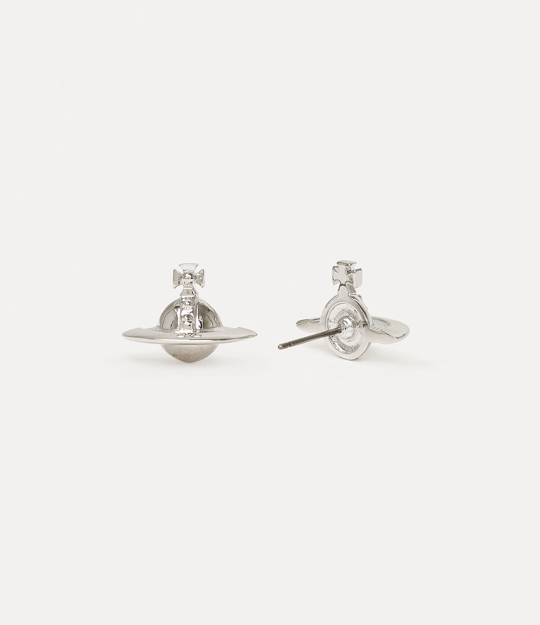 Solid Orb Earrings in PLATINUM | Vivienne Westwood®