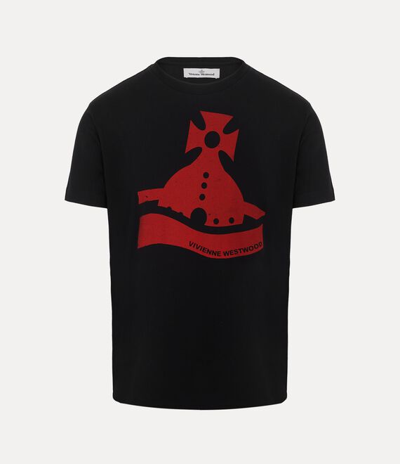 Vivienne Westwood Sunken Orb Classic T-shirt In Black