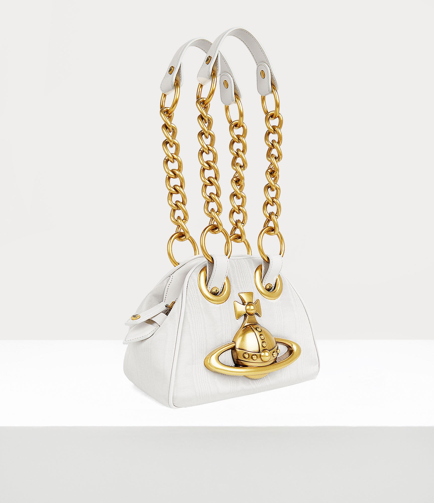 Archive Orb Chain Handbag in CREAM | Vivienne Westwood®