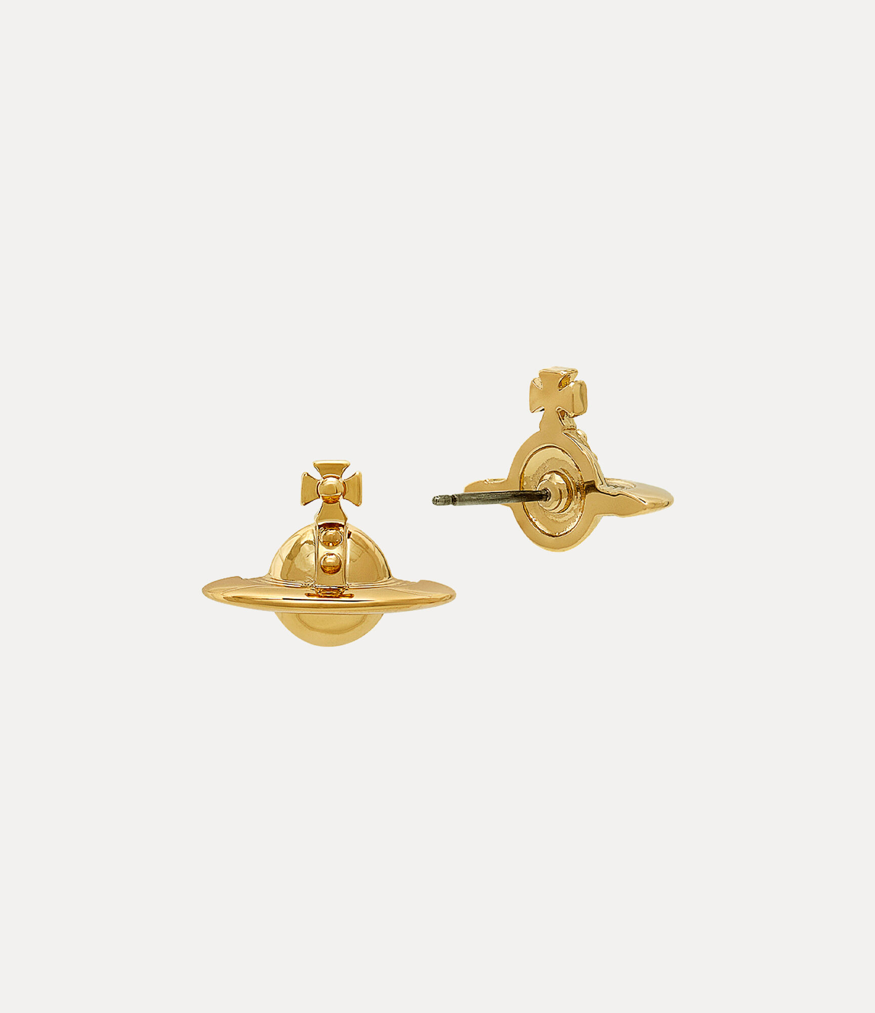 Solid Orb Earrings in gold | Vivienne Westwood®