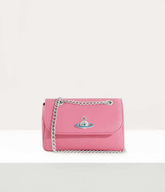 Vivienne Westwood Small Purse With Chain In Pink