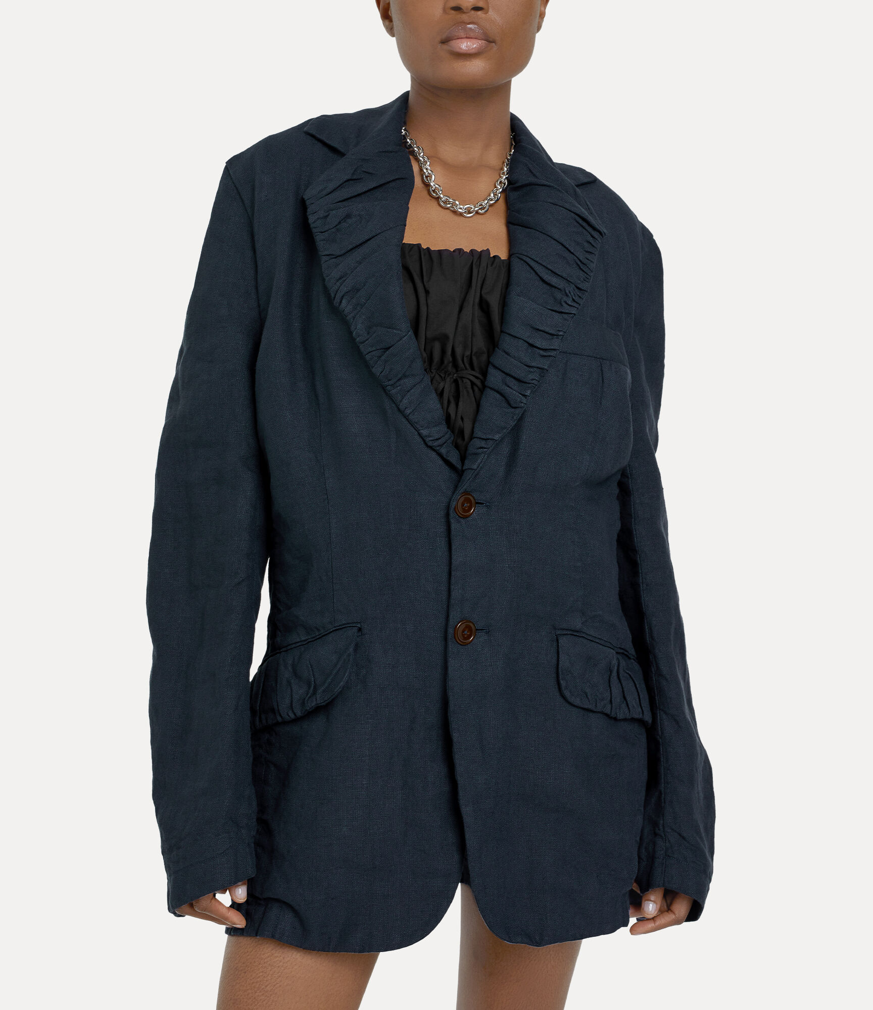 Two Button Crewe Jacket in NAVY | Vivienne Westwood®