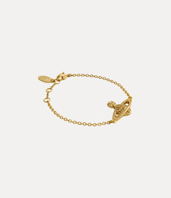 mini bas relief chain bracelet in gold-light-colorado-topaz | Vivienne ...