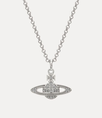 VIVIENNE WESTWOOD JEWELLERY - Mayfair Bas Relief rose gold and  rhodium-plated brass and crystal pendant necklace