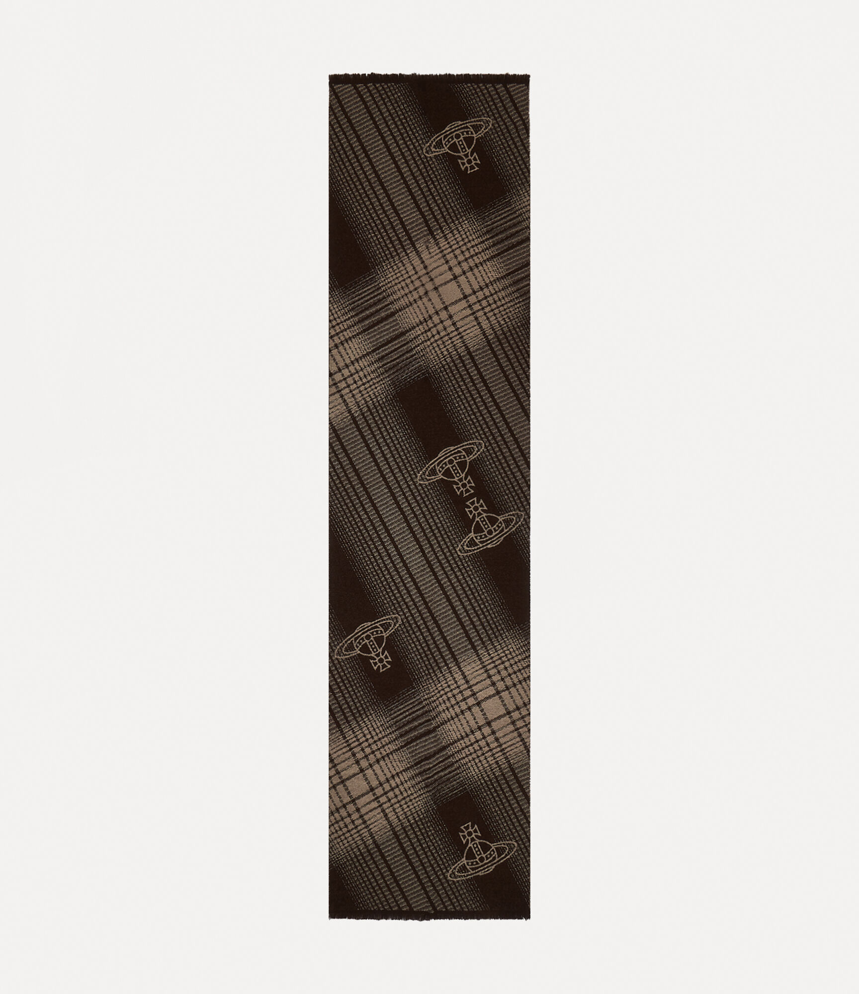 Madras Check Scarf in BROWN | Vivienne Westwood®