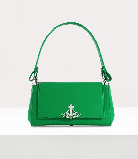 Vivienne Westwood Hazel Medium Handbag In Green