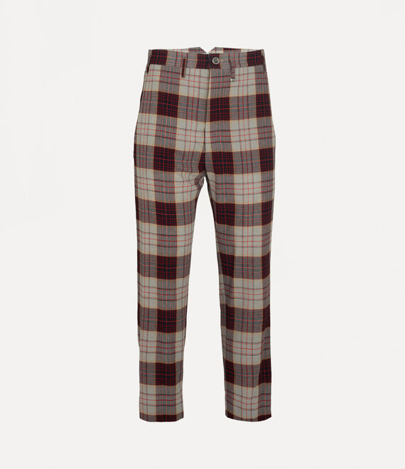 Vivienne Westwood M Cropped Cruise Trousers In Red
