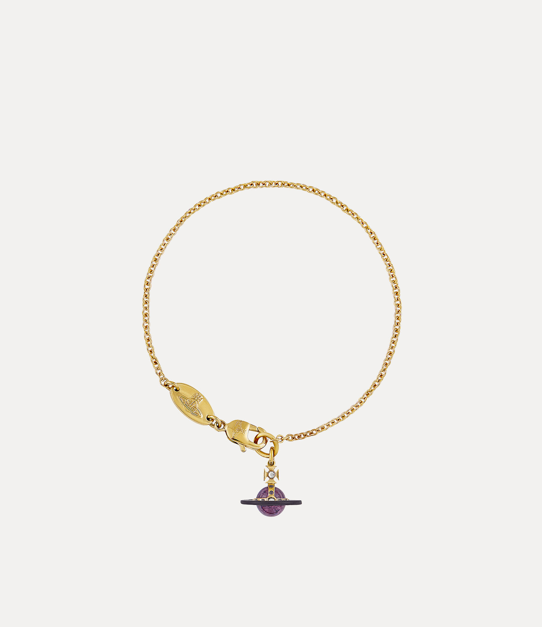 Petite Orb Bracelet in GOLD-CRYSTAL-Crystal-LAVENDER-CZ-LAVENDER