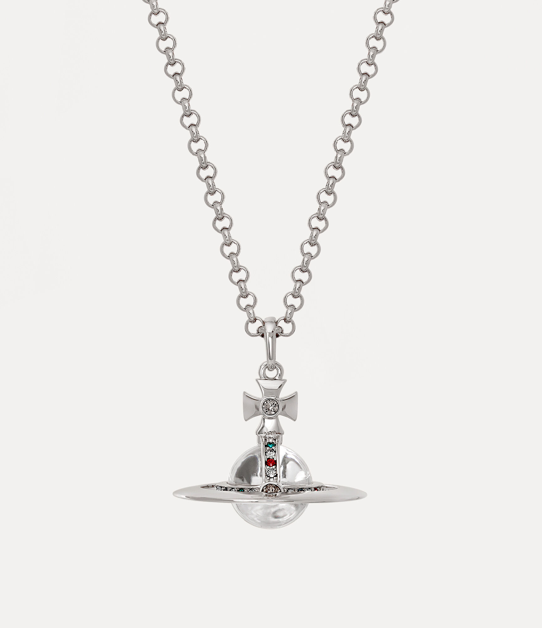 New Small Orb Pendant Necklace（铂金色） | Vivienne Westwood®