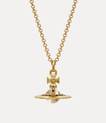 Vivienne Westwood RELIEF PENDANT UNISEX - Necklace - pink gold
