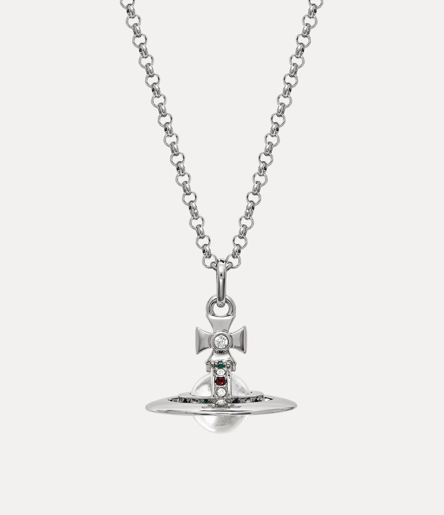 Vivienne Westwood Jewellery Ariella Silver-tone Brass And Swarovski Crystal  Necklace | ModeSens