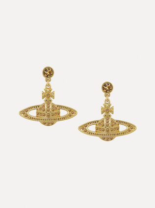 Mini Bas Relief Drop Earrings