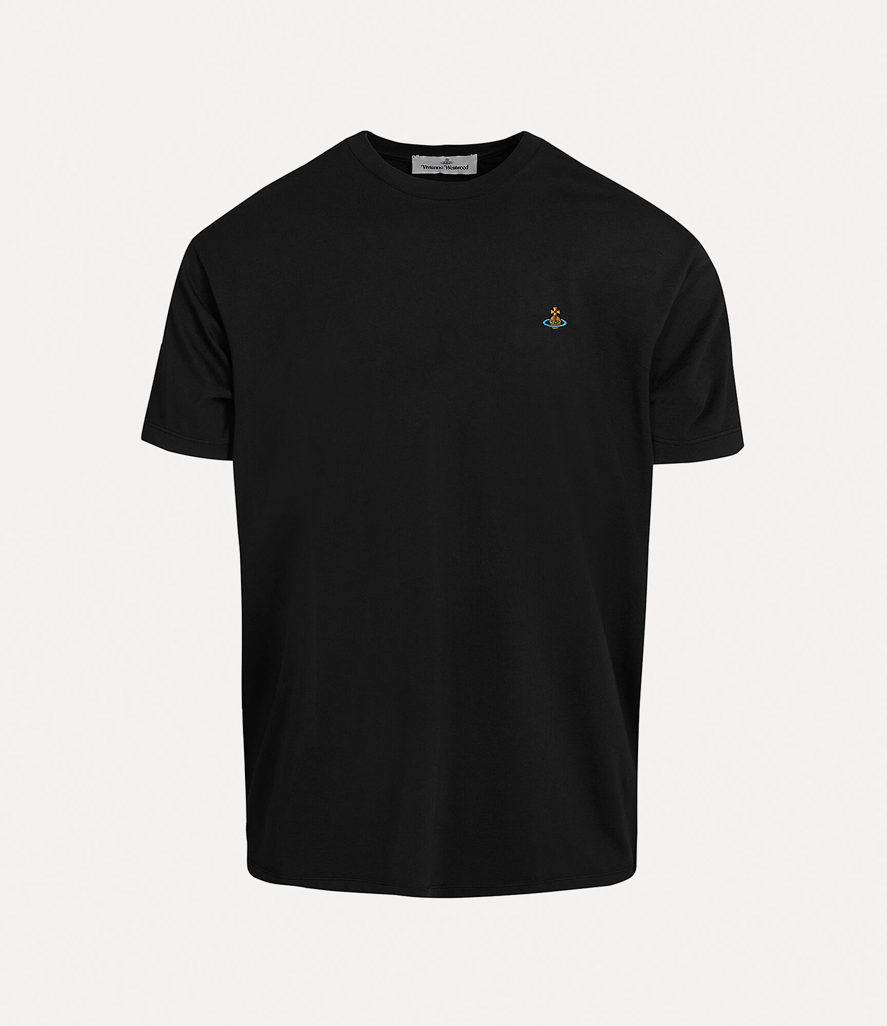 Classic T-Shirt Multicolour Orb in BLACK | Vivienne Westwood®