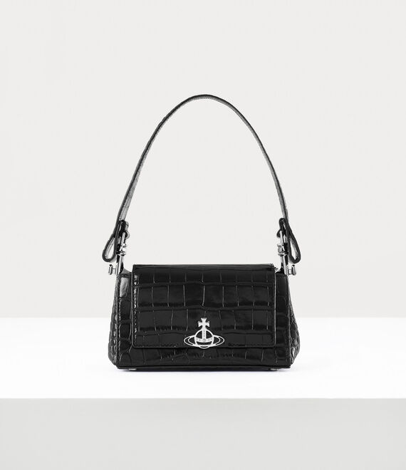 Hazel Small Handbag in BLACK | Vivienne Westwood®