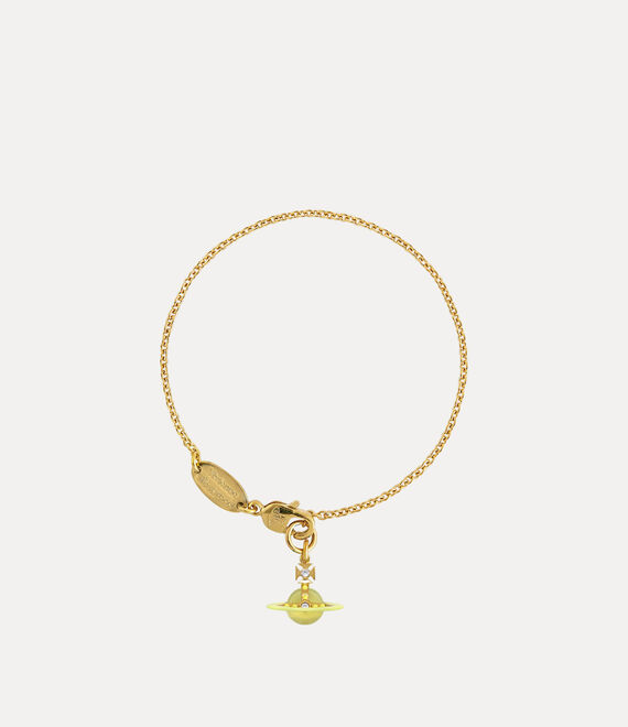 Petite Orb Bracelet in GOLD-YELLOW-TRANSPARENT-YELLOW-Enamel-PALE ...
