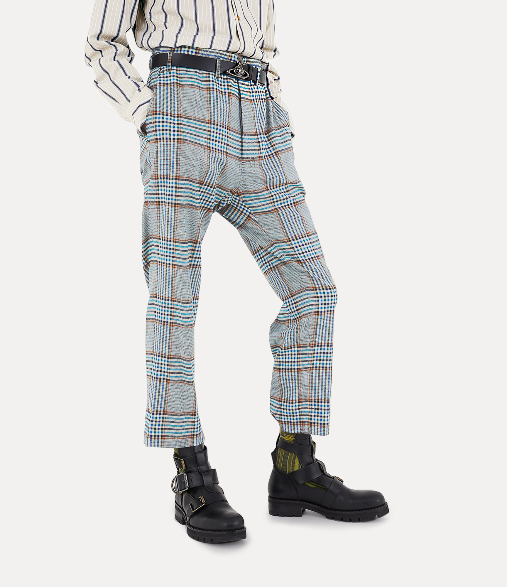 VIVIENNE WESTWOOD CROPPED CRUISE TROUSERS - Clothing from Circle Fashion UK