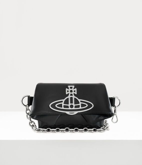 Shop Vivienne Westwood Mini Courtney Chain In Black