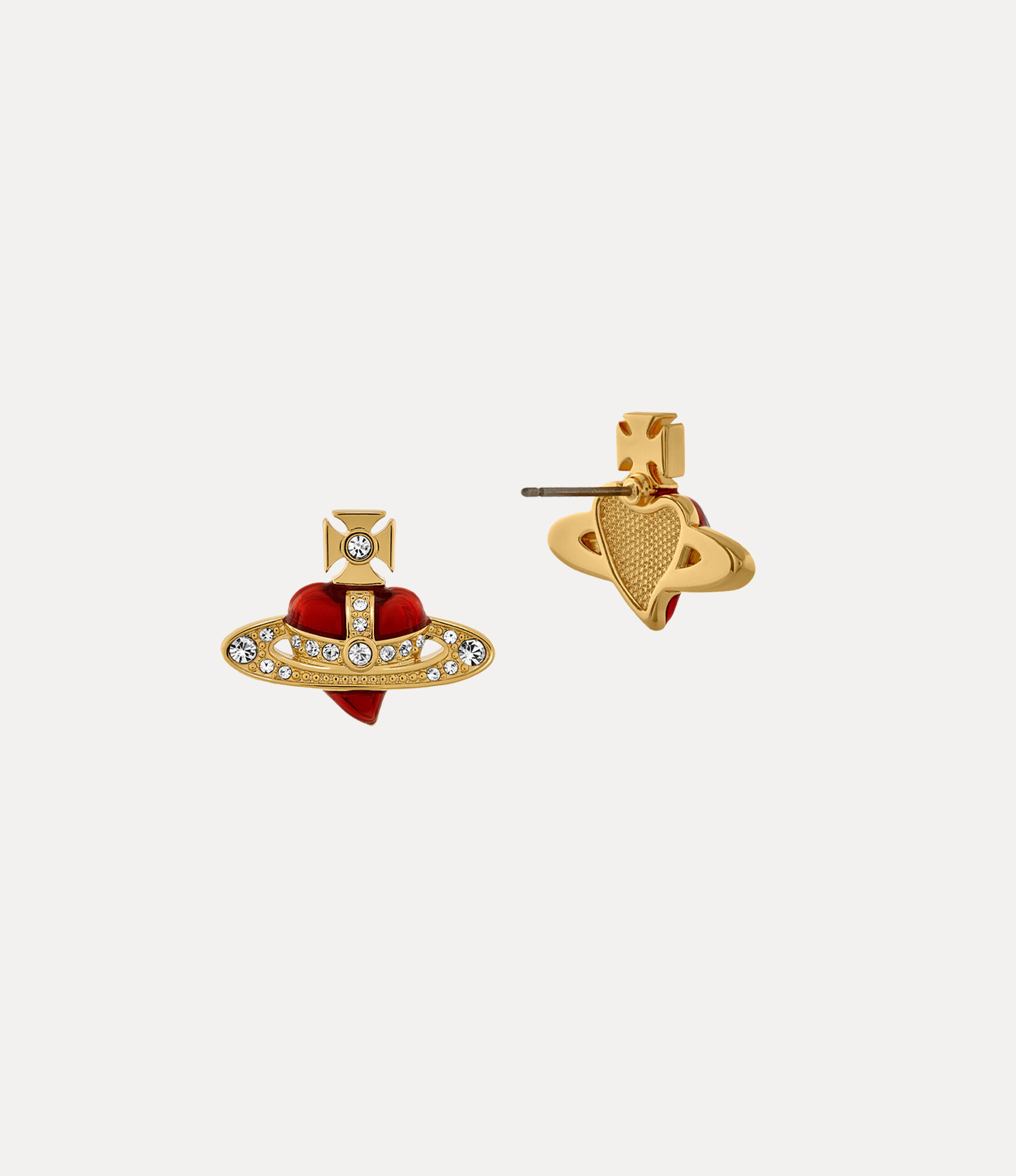 Vivienne Westwood Mini Bas Relief Drop Earrings | Oxygen Clothing