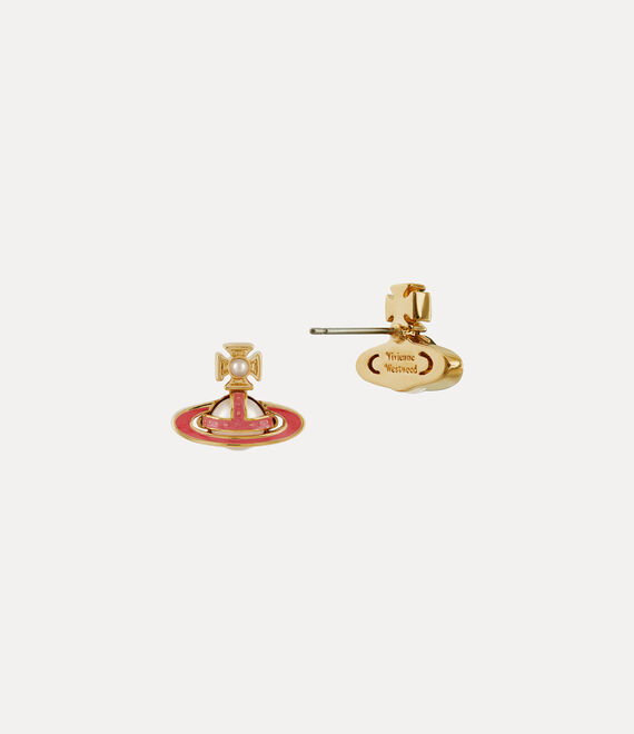 Vivienne Westwood Simonetta Bas Relief Earrings In Gold