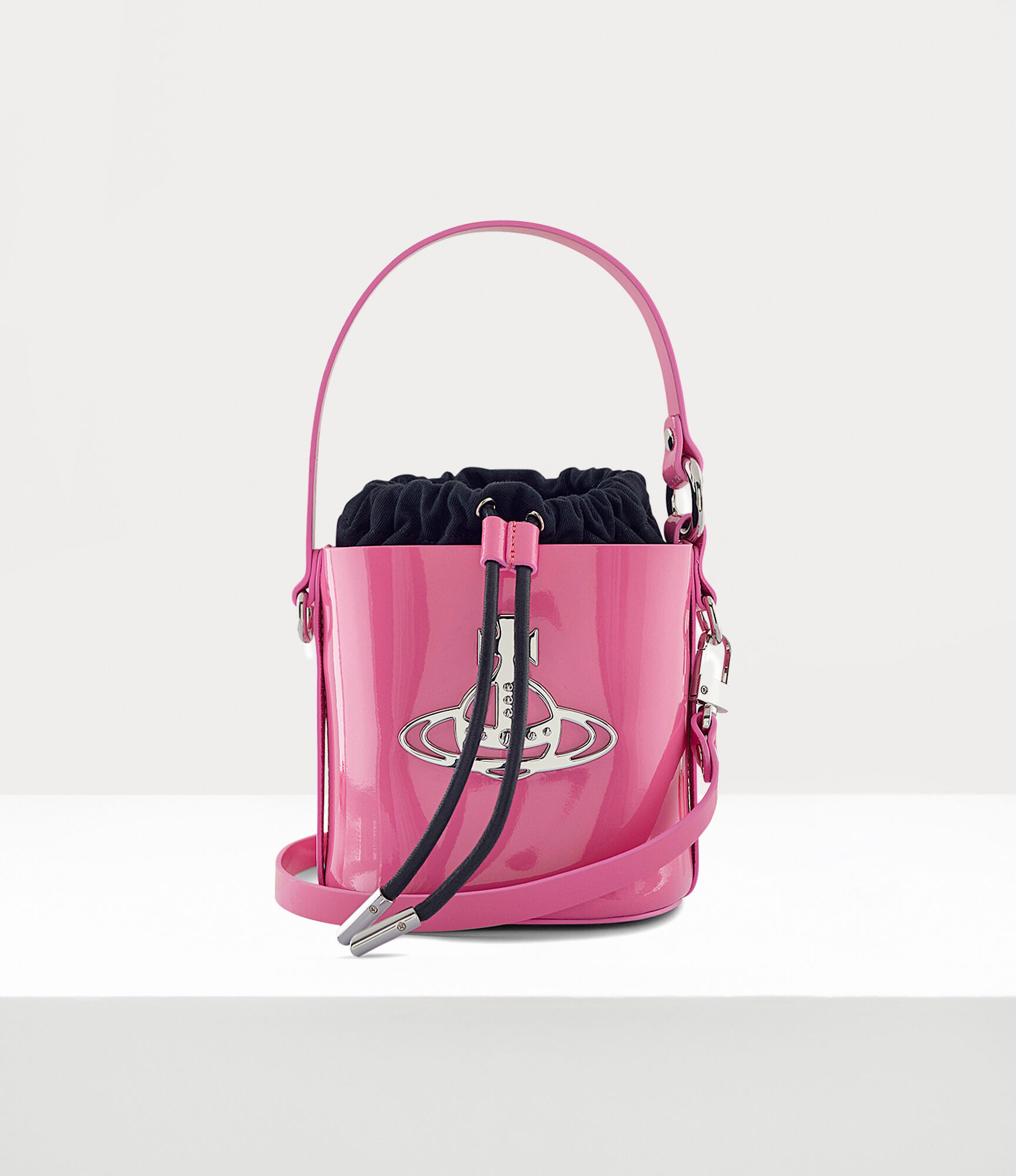 Daisy Small Drawstring Bucket Bag in PINK | Vivienne Westwood®