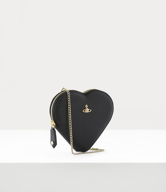 New Heart Crossbody Bag in BLACK | Vivienne Westwood®