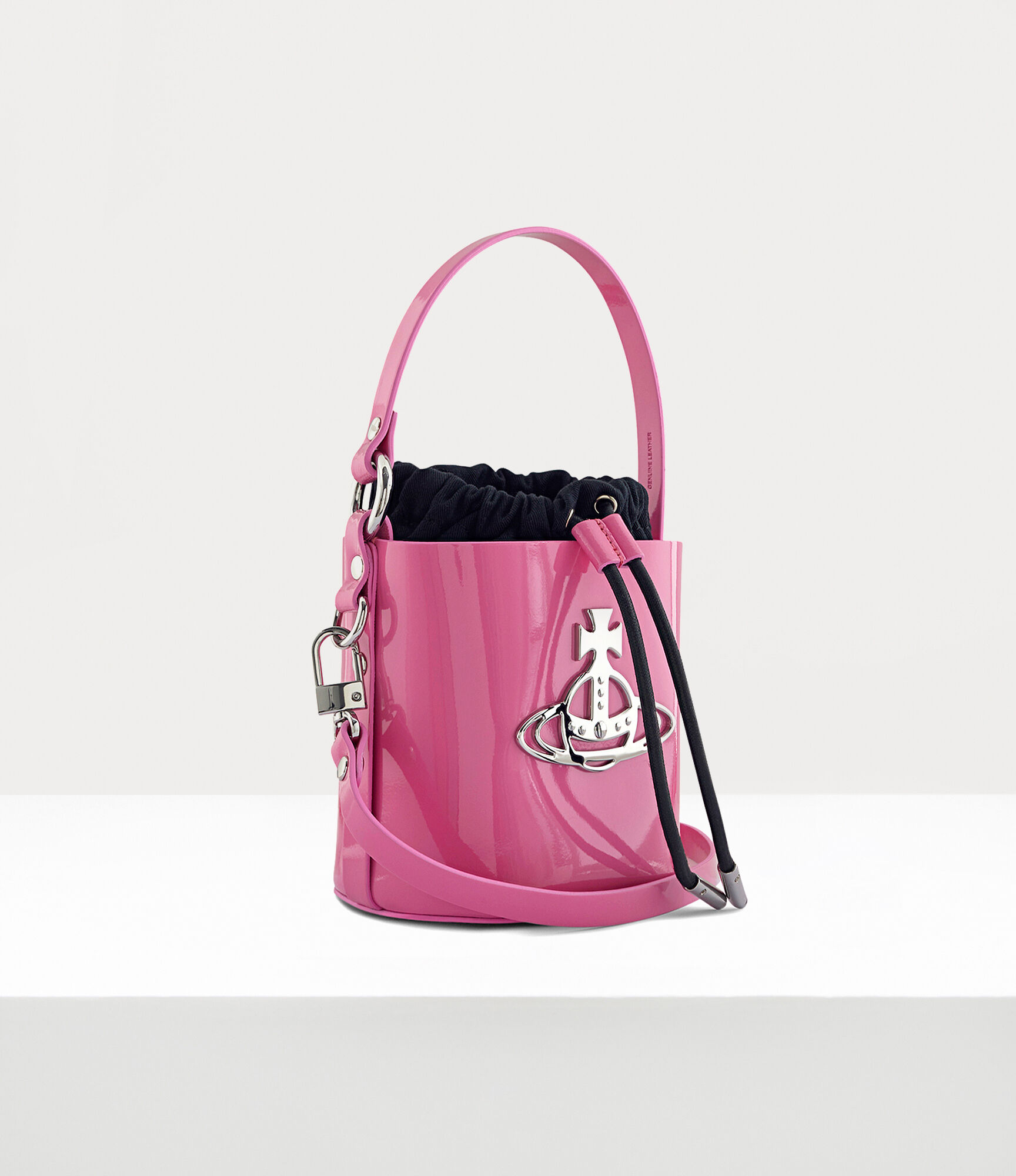 Daisy Small Drawstring Bucket Bag in PINK | Vivienne Westwood®