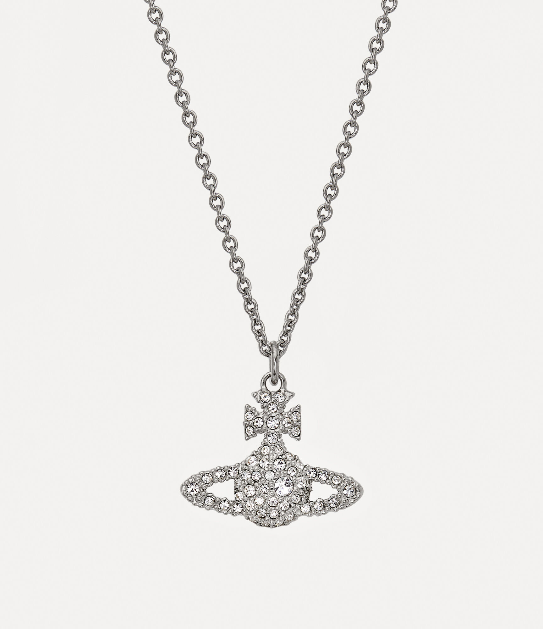 Grace Bas Relief Pendant Necklace in Silver | Vivienne Westwood®