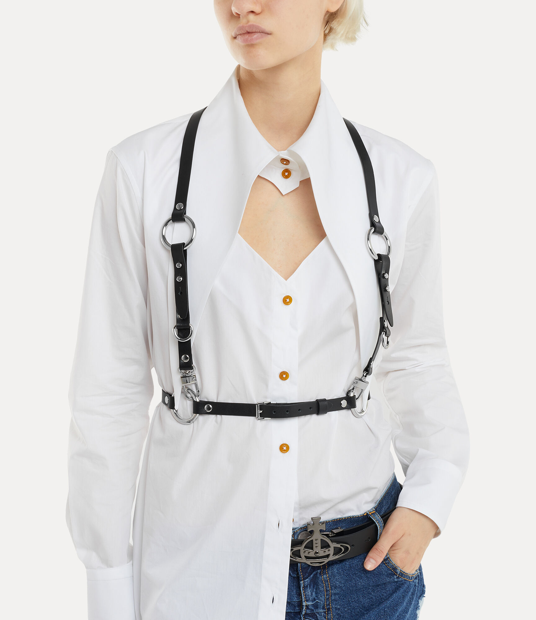 Stud Belt Harness in BLACK | Vivienne Westwood®