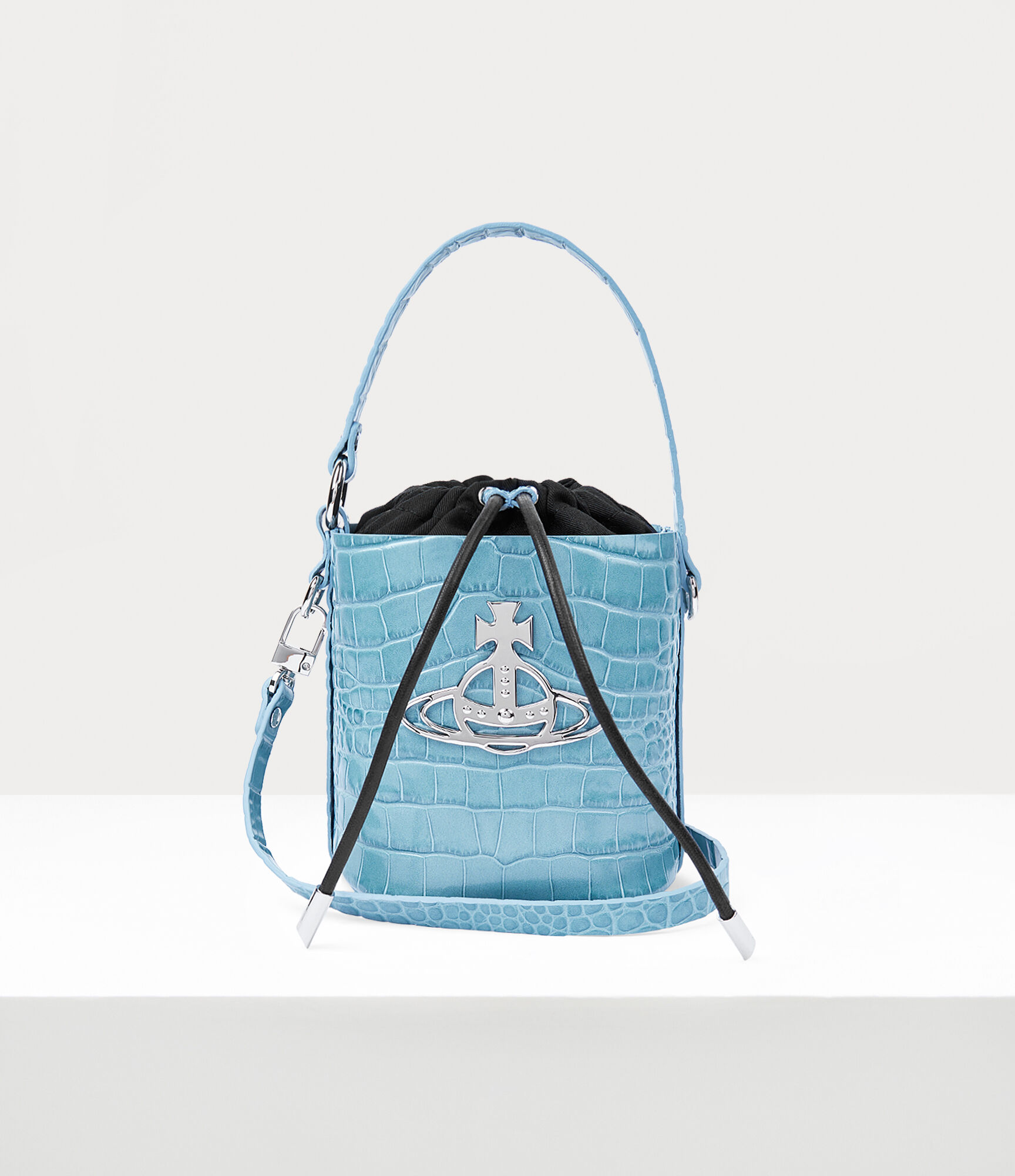 Daisy Drawstring Bucket bag in LIGHT-BLUE | Vivienne Westwood®