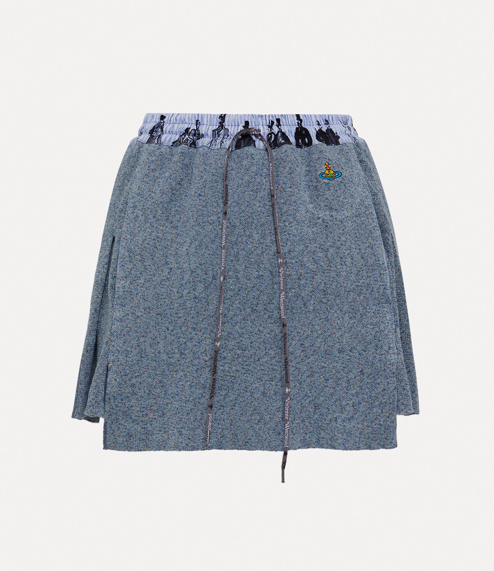 Vivienne Westwood LOGO DENIM PLEAT SKIRT | camillevieraservices.com