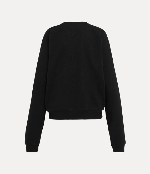 Time Machine Raglan Sweatshirt in BLACK | Vivienne Westwood®