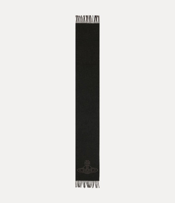 Double Face Single Orb Scarf in anthracite | Vivienne Westwood®