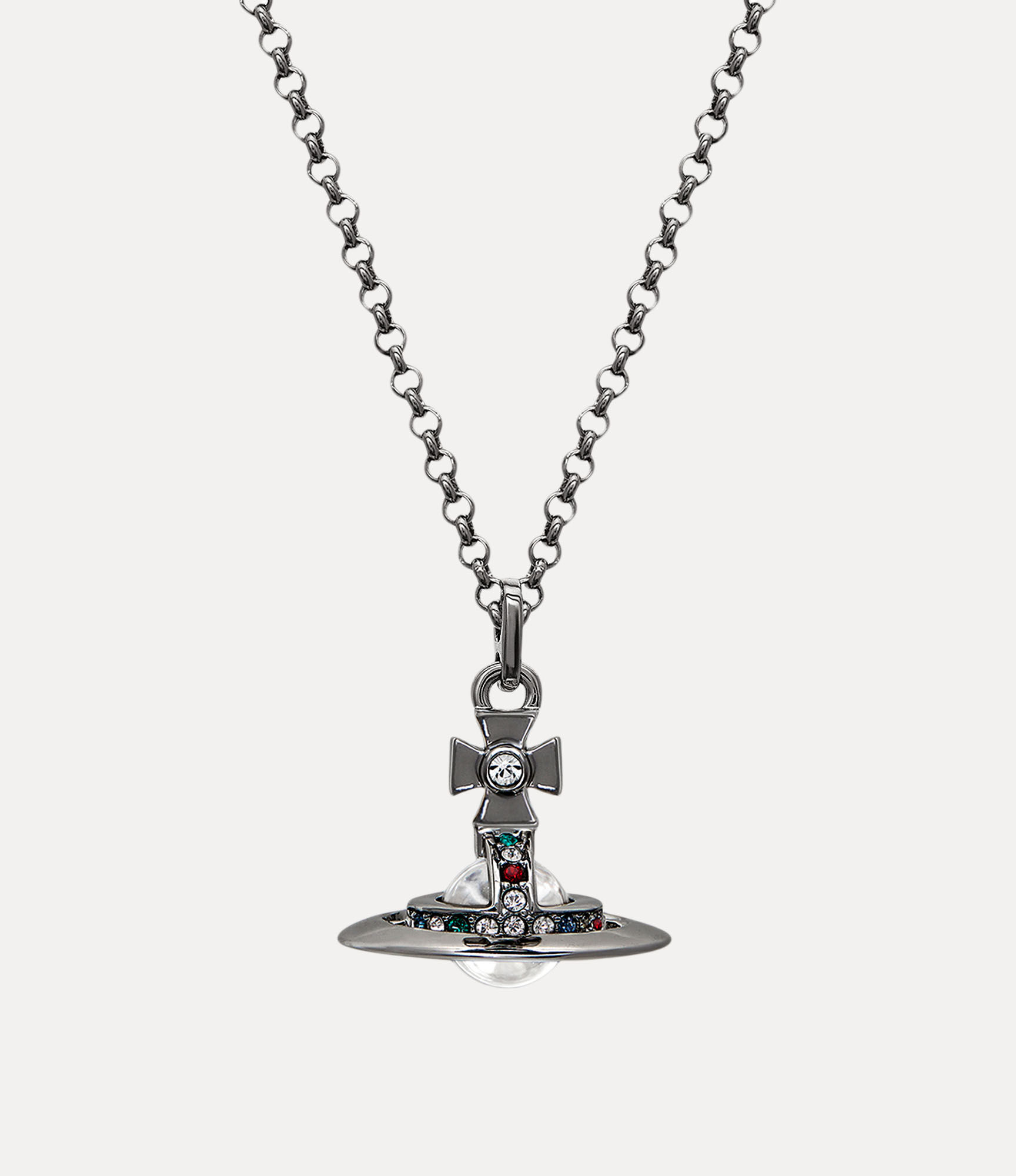 New Petite Orb Pendant Necklace（钌色） | Vivienne Westwood®