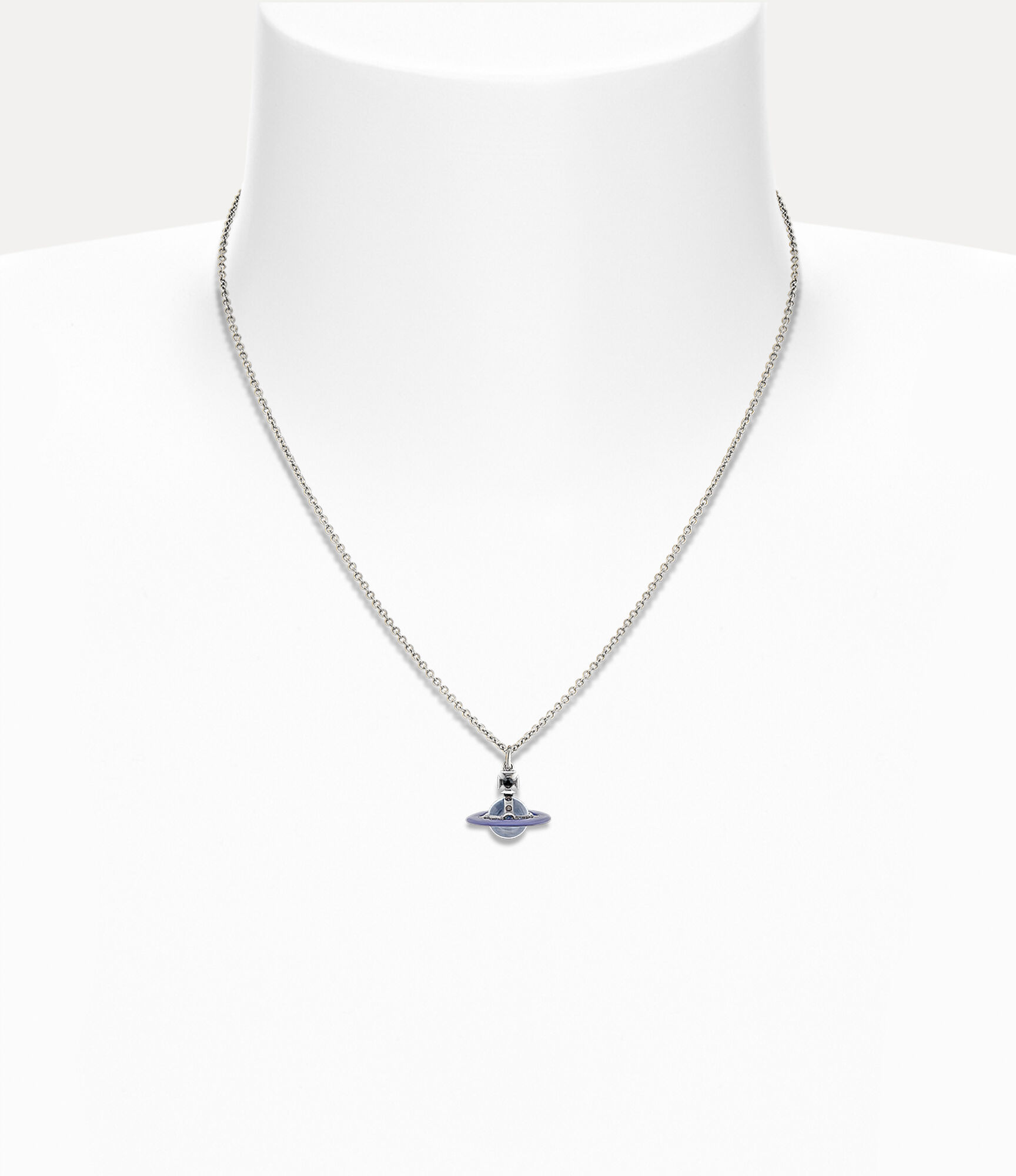 Man. Original Orb Pendant Necklace in OXI-SILVER-LIGHT-PURPLE 