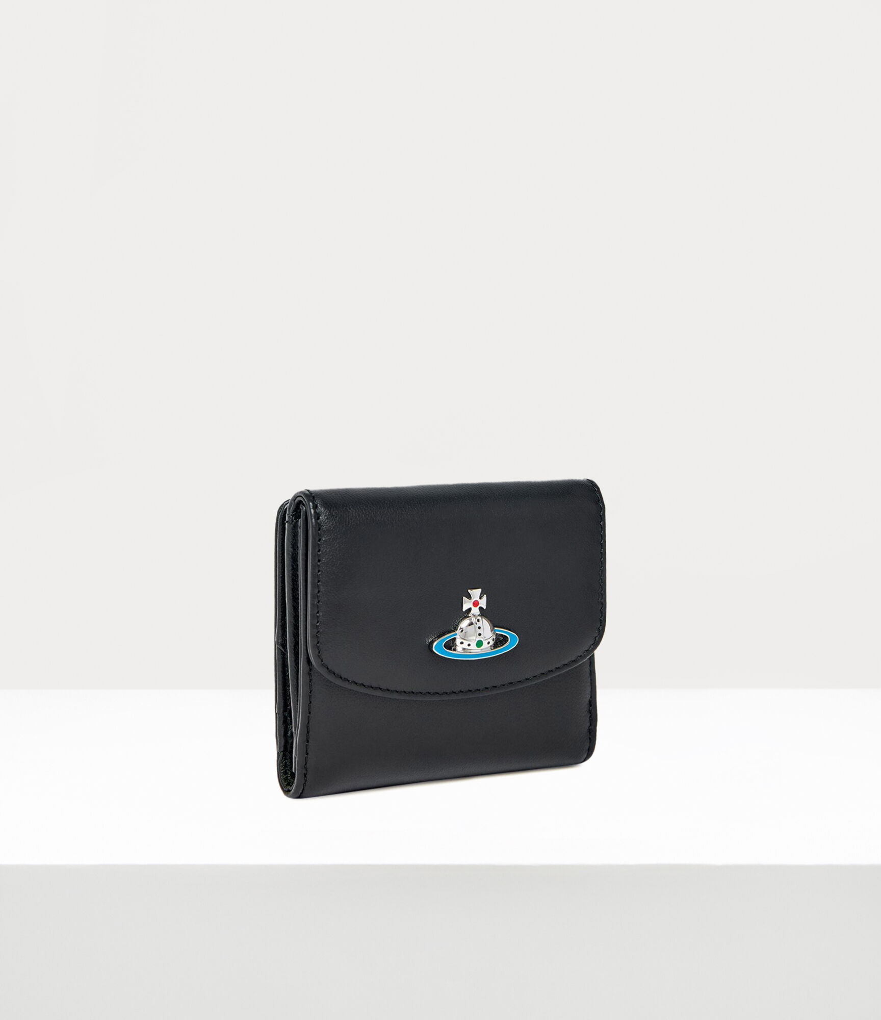 Nappa Small Wallet in BLACK | Vivienne Westwood®