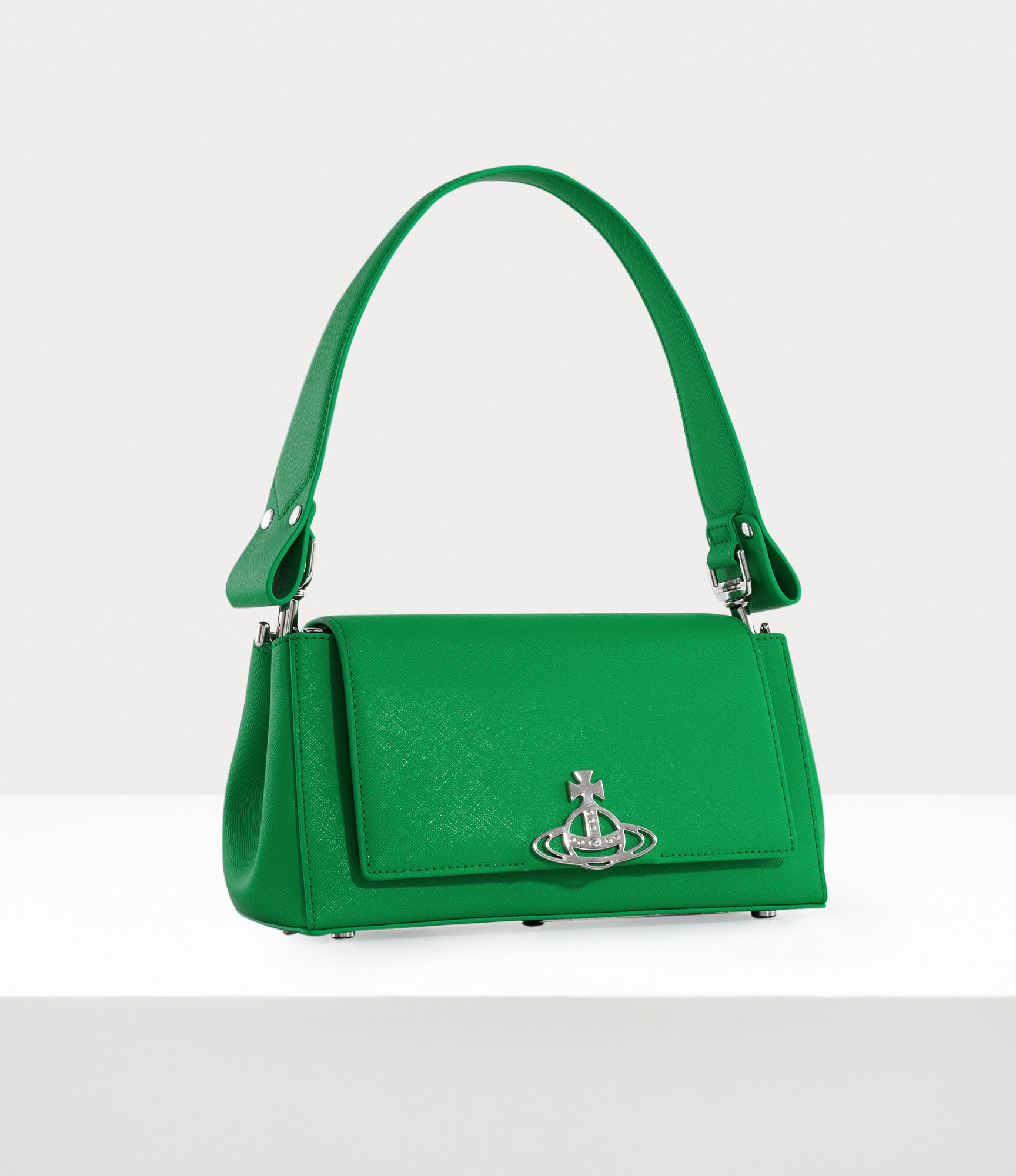 Hazel Medium Handbag（亮绿色） | Vivienne Westwood®