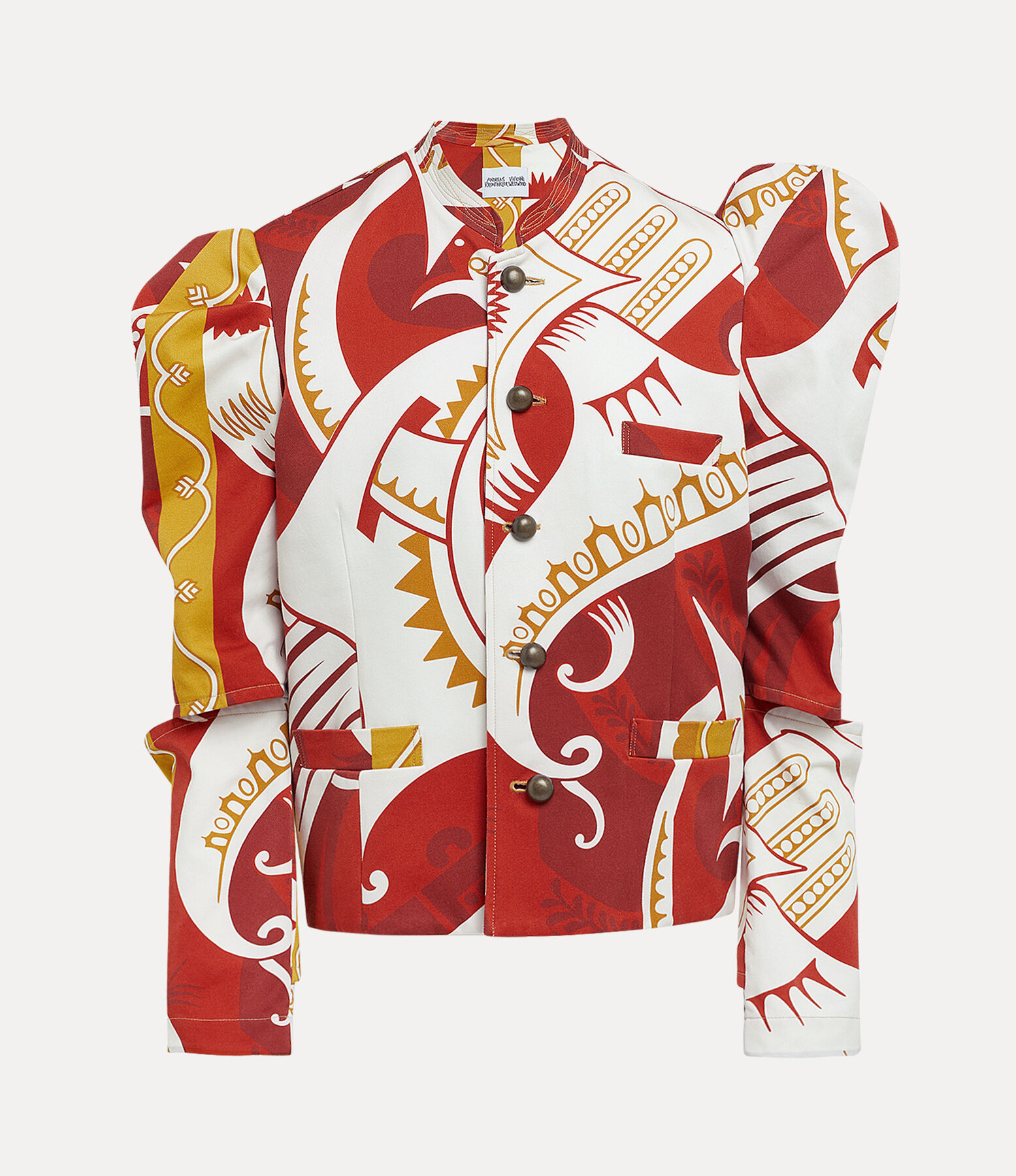 Stuart Jacket in BIZARRE-PRINT-WHITE | Vivienne Westwood®